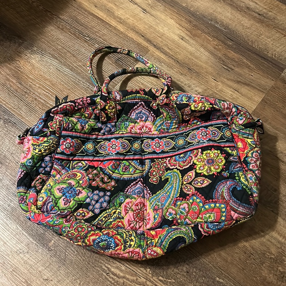 Vera Bradley small weekender travel bag